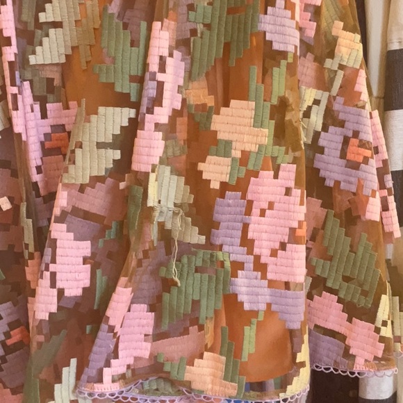 Maeve pixilated tulle maxi skirt Anthropologie - Picture 4 of 5